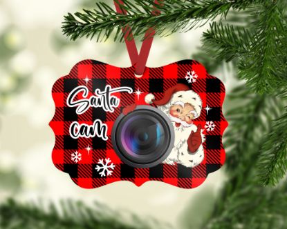Picture of Santa Cam Christmas Ornament