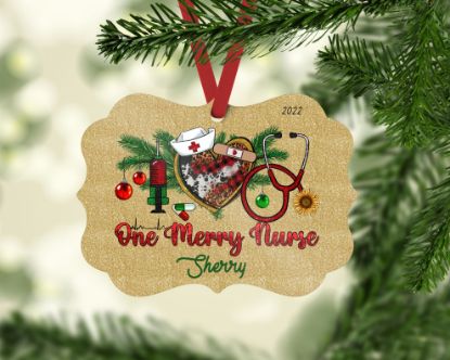 Picture of Nurse Personalized Christmas Ornament