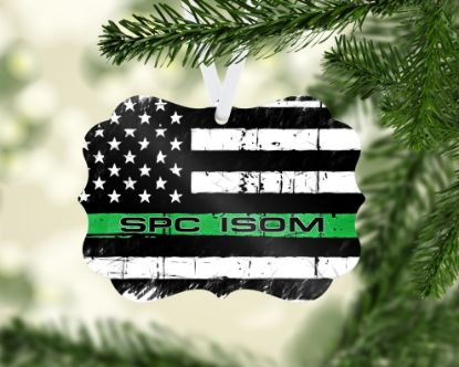 Picture of Personalized Army Christmas Ornament 